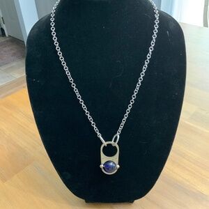 Funky marble necklace